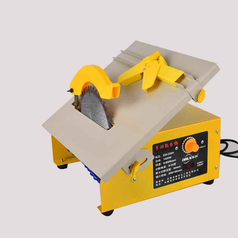 High Power 1500W Multi-Function Table Saw Cutting Machine Table Grinding Machine Engraving Polishing Beveling Machine