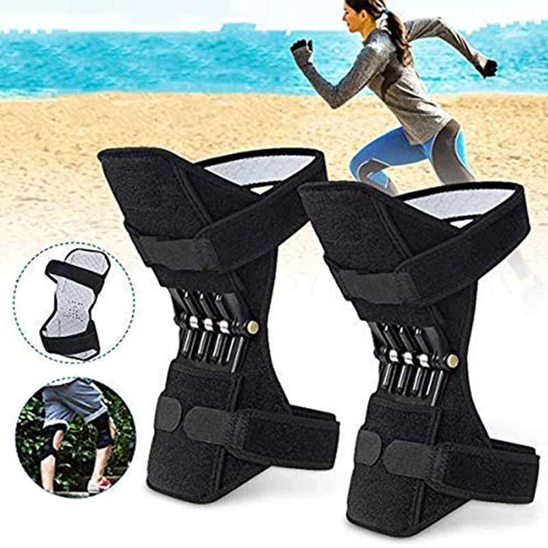 2pcs Spring Knee Pads Outdoor Sports Knee Brace Pads Joint Support Reduces Soreness Old Cold Leg Climbing Squat Protector