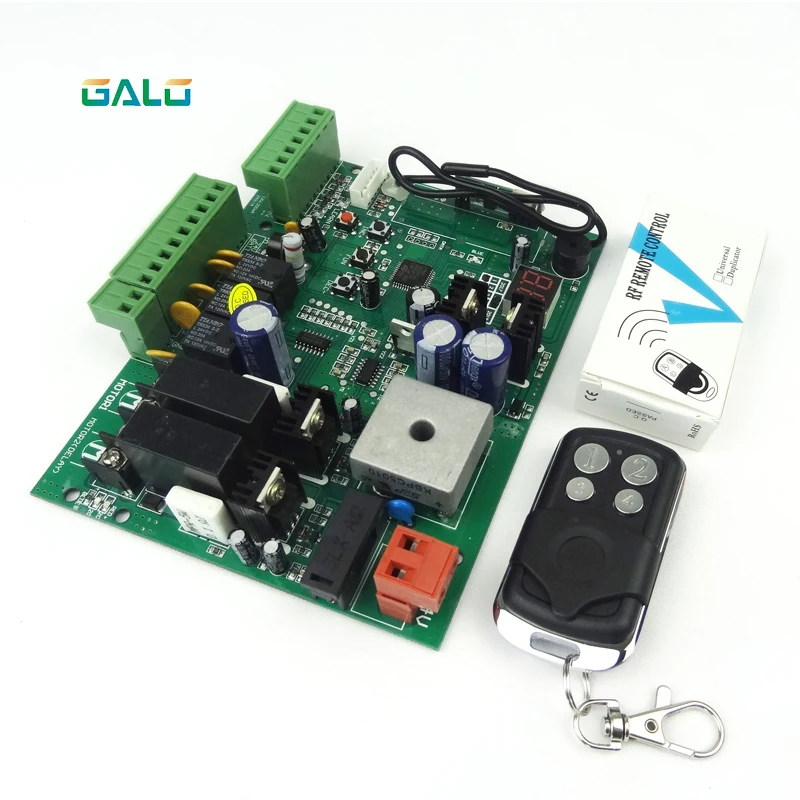 

GALO DC24V Swing Gate Control Board Connect Back Up Battery Or Solar System With Remote Control Amount Optional