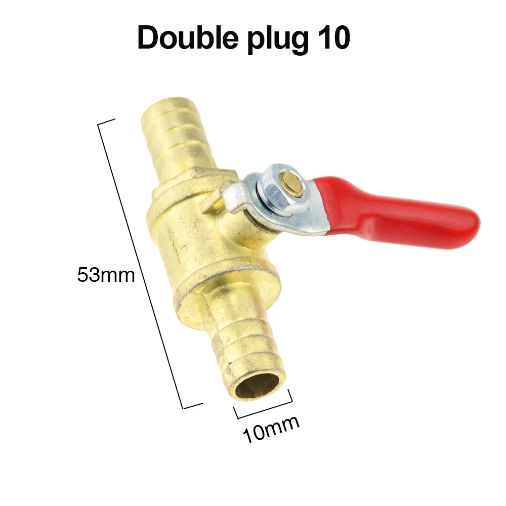 1PC 4TYPES 10mm Motorized Ball Valve Car Drain Valve Brass Faucet Switch