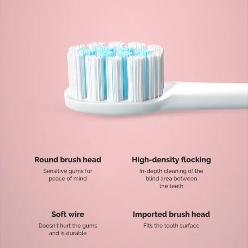 Waterproof Push-button 6-gear Electric Toothbrush Sonicare Efficient Cleaning Teeth Punch Adult Children's Household Toothbrush