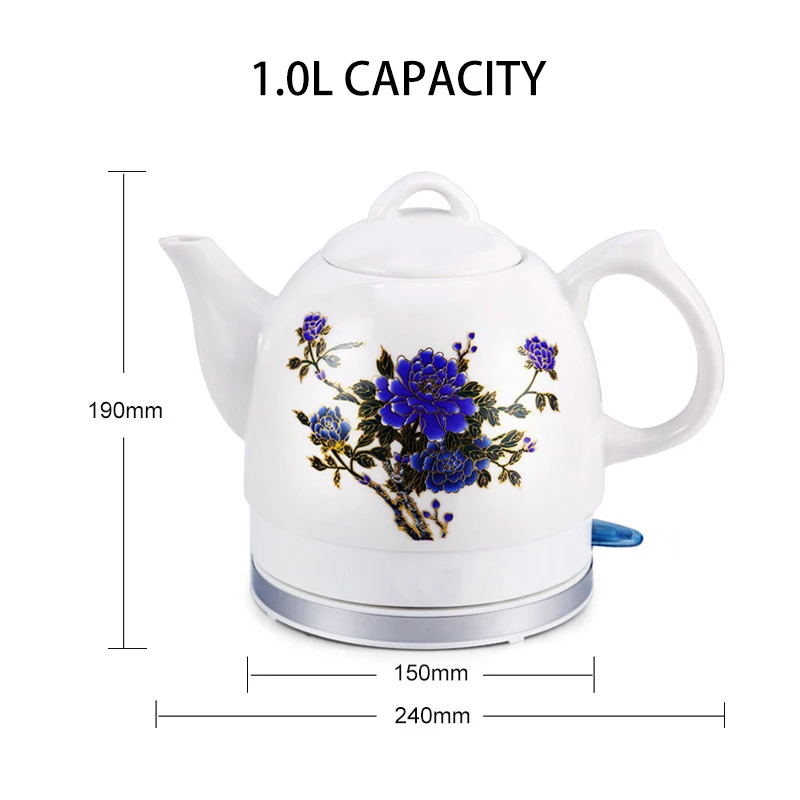 Electric Ceramic Kettle Tea Coffee Thermo Pot Appliances Kitchen Smart Kettle With Temperature Control Samovar Christmas Gifts