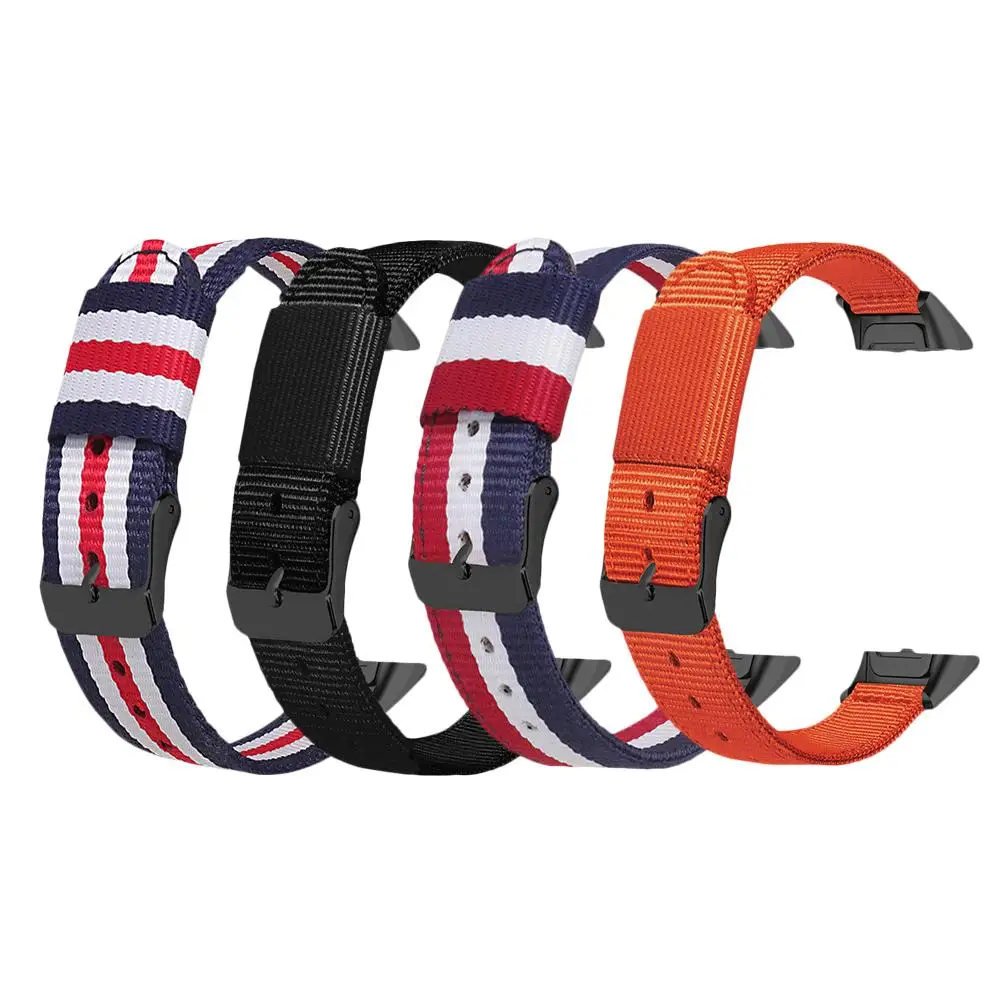 12MM Nylon Replacement Wristband for Samsung Galaxy fit SM-R370 Sports Watch Wrist Band Strap Smart Bracelet Accessories