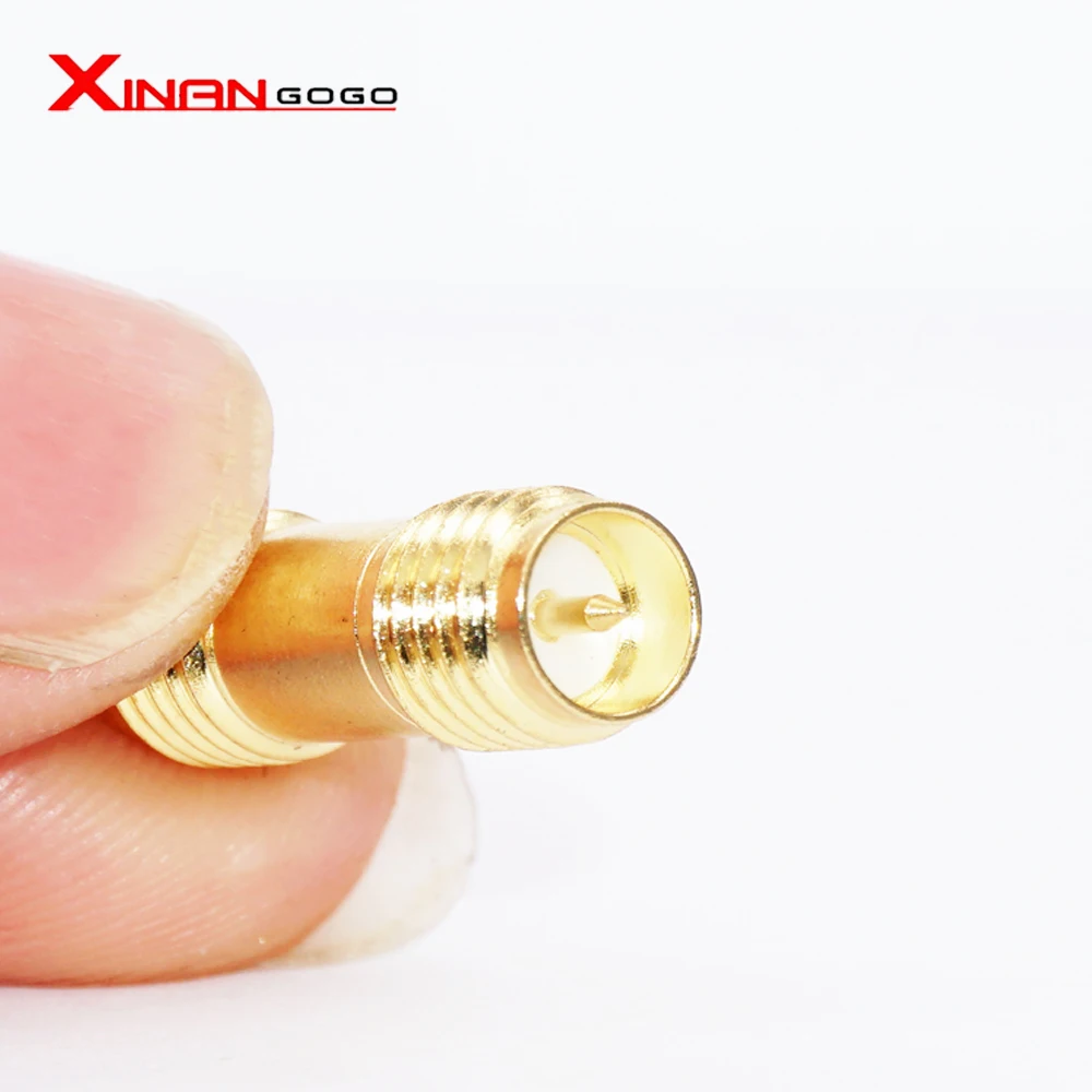 

10pcsRF SMA adapter SMA female (pin) to SMA female(pin) connector straight goldplated