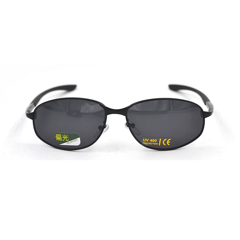 Nowe okulary przeciwsłoneczne z polaryzacją UV400 dla kobiet mężczyzn metalowa rama sportowe odcienie okulary przeciwsłoneczne podróżne okulary przeciwsłoneczne do jazdy szare/Tan Lens L3 — zdjęcie 3