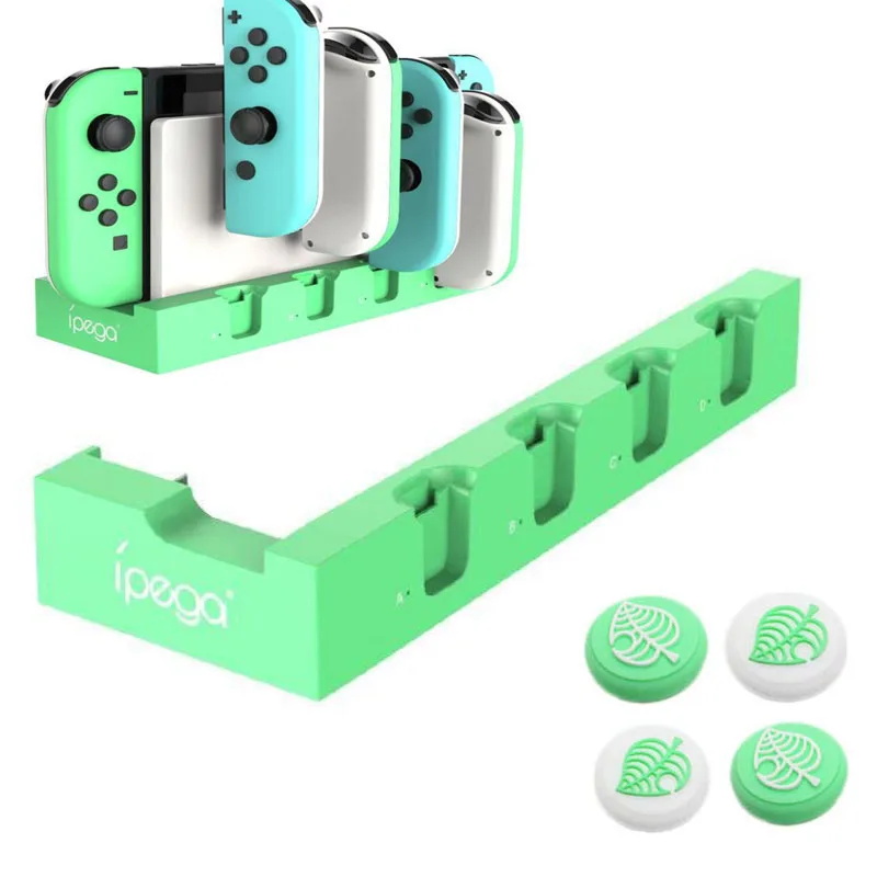 

Charger for Nintendo Switch Joy Con Controllers, Charging Base Station for Nintend Switch Joy-Con Indicator Stand for 4 Joy Cons