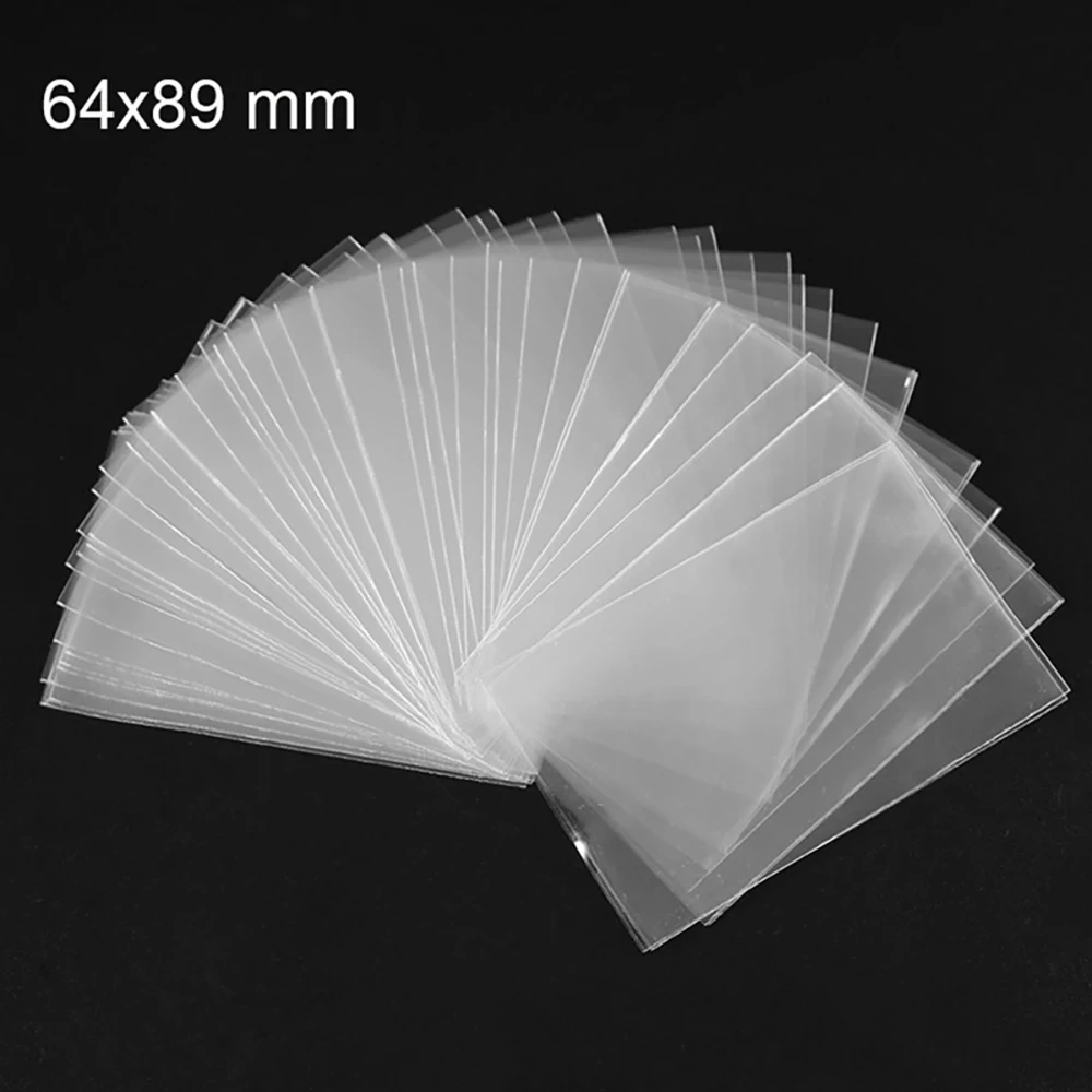 100PCS/Pack 64*89mm Perfect Size Clear Card Sleeve Perfect Fit Card Protector Magic  Yugioh Inner Card Sleeves