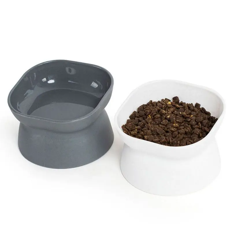 Cat Bowl High Foot Dog Bowl Protector Cat Pet Food Water Bowl Anti-overturning Pet Feeding Cup Pet Feeder Bowl