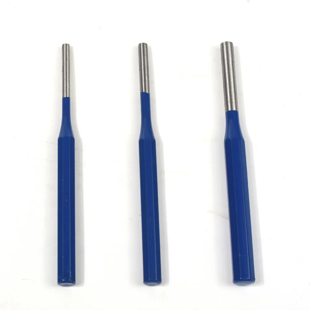 1pcs Multi Size Percussion Punch Set Alloy Steel Punching Pin Chisel Rivet Screw Mark Hole Woodworking Carving Tool Set