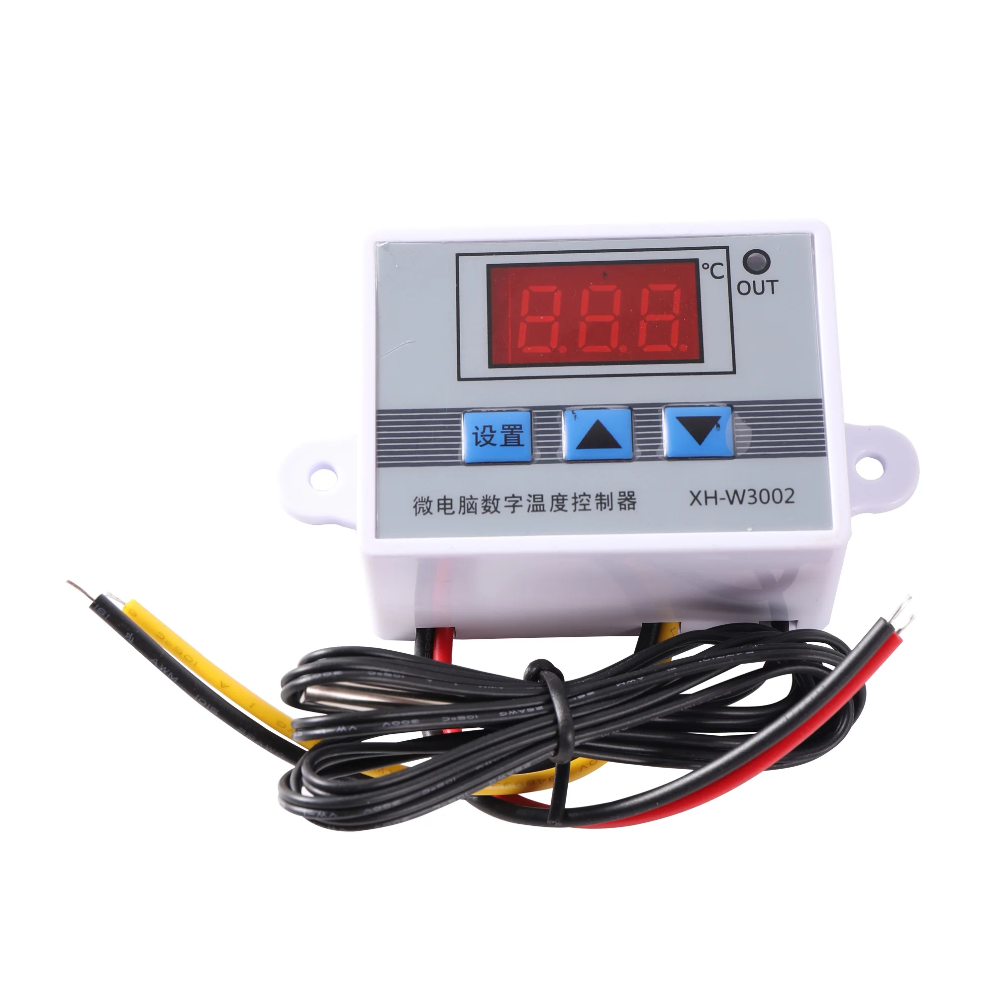 Digital Thermoregulator Thermostat Temperature Control Controller Switch XH-W3002 110-220V/12V Poultry Breeding Hatching 1Pc