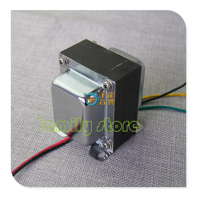 25H 6W 5K Z11 annealing sheet single-ended output transformer, vertical chrome plated cover, used for 6P14 6P1 6V6 electron tube