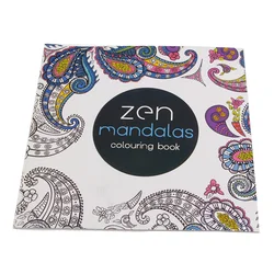 1 pcs 24 Pages Mandalas Flower Coloring Book For Children Adult Relieve Stress Kill Time Graffiti Painting Drawing Art Books