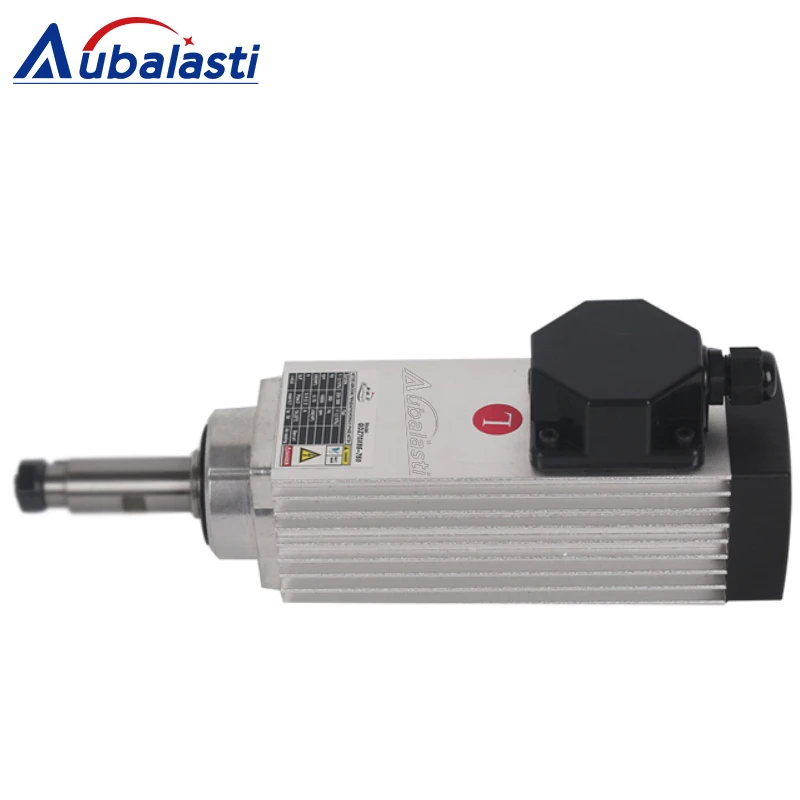 Aubalasti Air Cooled Spindle Motor 350W 220V 380V Rotate Left Rotate Right GDZ70X65-350 for CNC Engraving Machine