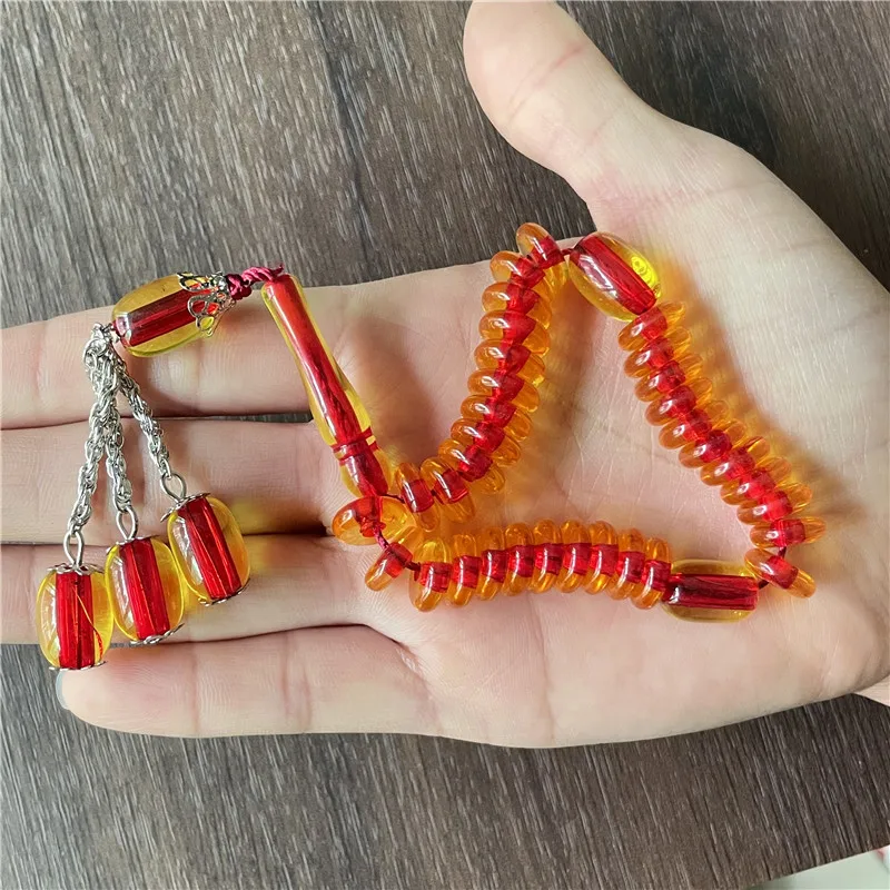JunKang Muslim bracelet Islamic religious style 33 rosary prayer beads men and women meditation Faith prayer beads jewelry
