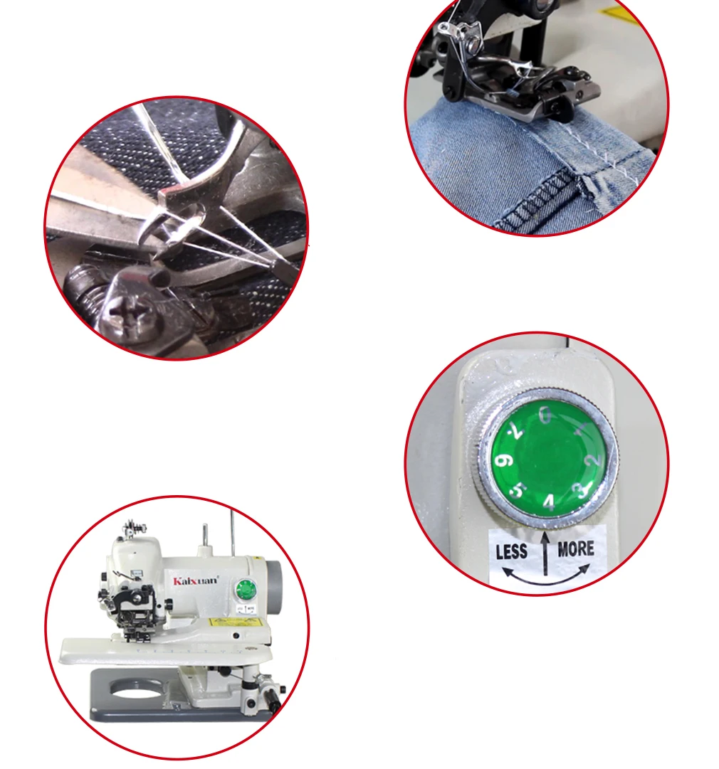 가정용 재봉틀, 데스크탑 블라인드 재봉틀, 바지, 다이렉트 드라이브 재봉틀, 220v/120w, KX500