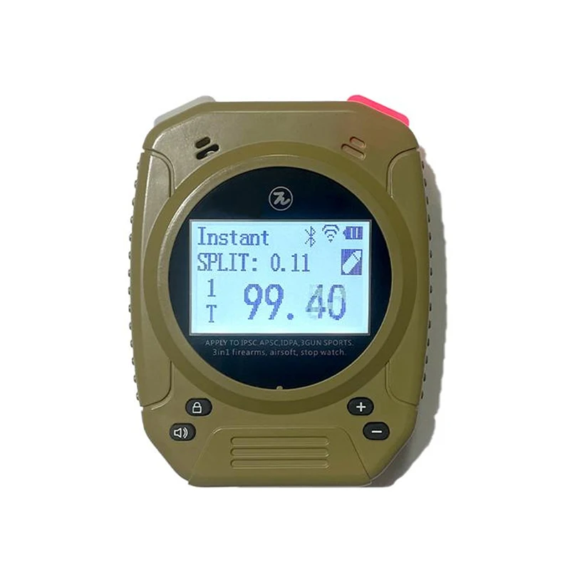 IPSC Digital Stopwatch with Bluetooth,Wireless, Connect Phone for RO Firearm Training, Chronograph Watch Counter