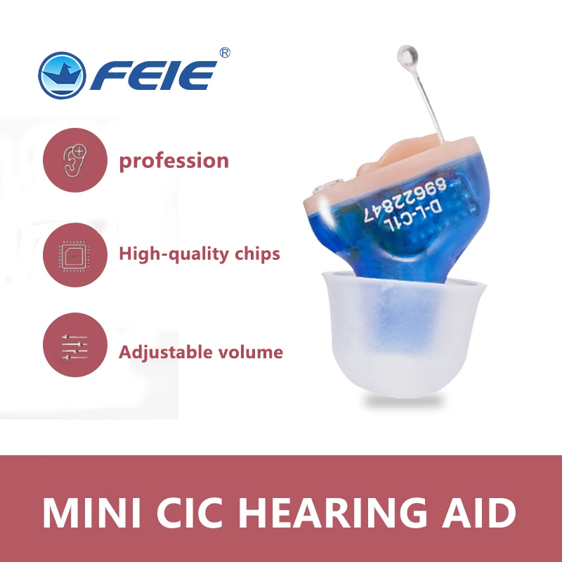 

NEW Non-Programmable 4-channel CIC Digital Hearing Aid Elderly Young Deafness Invisible Hearing Aid Earphone Volume Amplifier