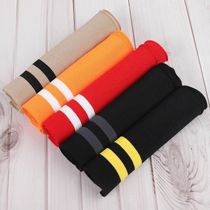 Sknitted Ribbed Fabric for Cuff Extension/Pants Edge Lengthen Modify Old Clothes Artifact Down Jacket Sweater Cuff Accessories