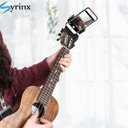 2022 Mobile Phone Live Broadcast Bracket Stand Guitar Head Clip Holder Tripod Clip Head Support Desktop Music Guitar Holder