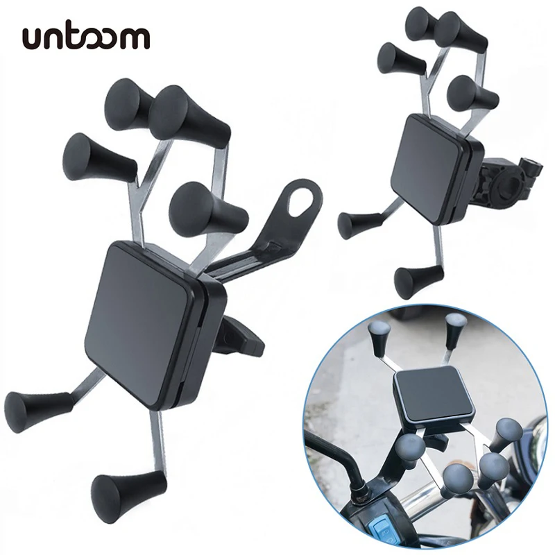 

Motorcycle Rear Mirror Phone Holder Bike Bicycle Handlebar Cell Phone Mount Stand Mobile Phone Support for Cycling GPS Bracket