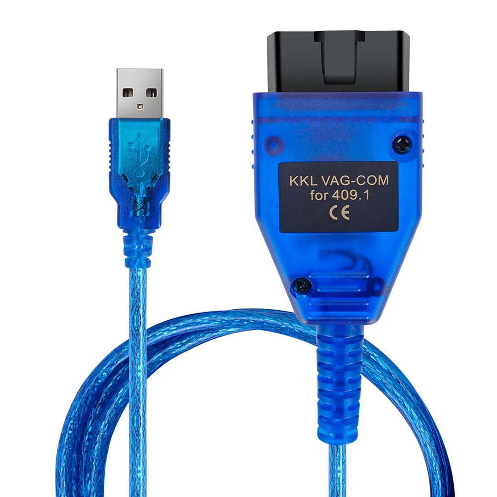 Car Diagnostic Tools USB Diagnostic Cable VAG-COM 409.1 Vag Com vag 409Com VAG 409 kkl USB Cable For Audi VW Skoda Seat