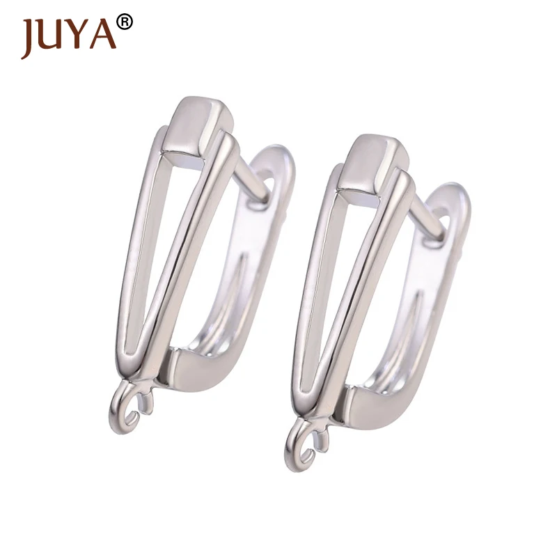 

Juya DIY Earring Hooks Sliver Minimalist Jewelry Marking Fashion Earrings for Making Handmade Woman Dangle Earring Accessories