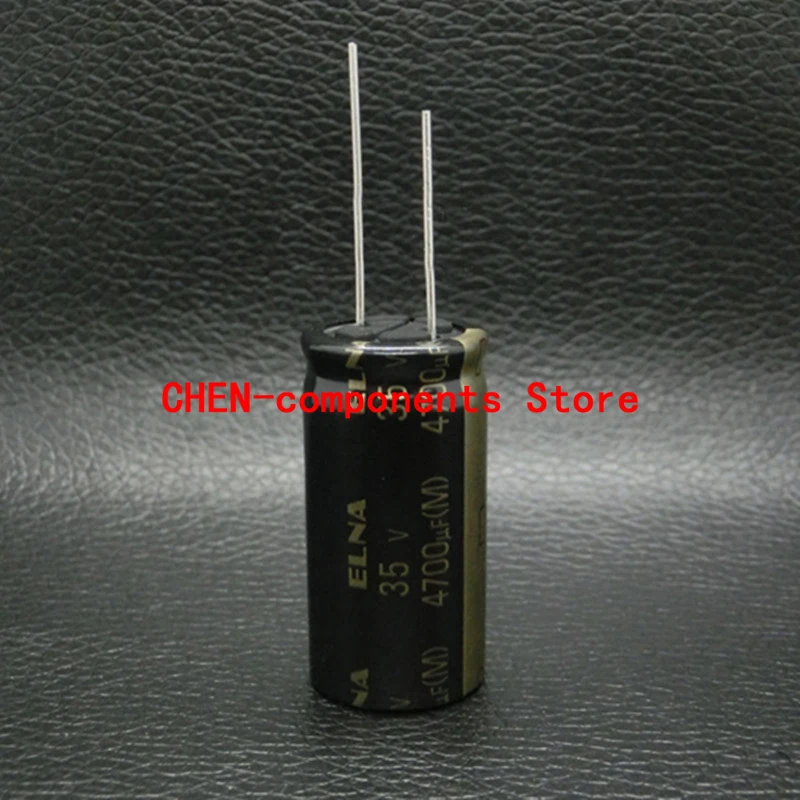 

10PCS Original ELNA RA3 35V4700UF P7.5MM 18X35.5MM Audio fever electrolytic capacitor 4700uF/35v 85 degrees 4700UF 35V