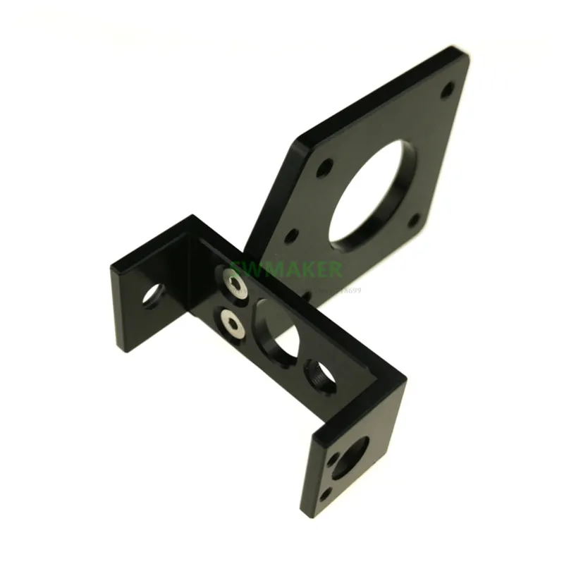 1 Chiếc CR-10 CR-10S Loạt Tất Cả Kim Loại Y Trục Động Cơ Cố Định Chân Đế/Nẹp Đen Cho 2040 Hồ Sơ Creality 3D Máy In Phần