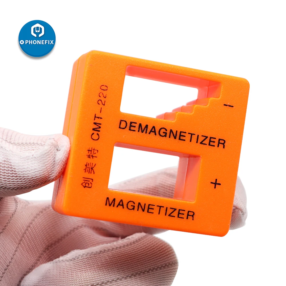 Nuovo CMT-220 cacciavite magnetico Pick UP strumento arancione blu magnetizzatore smagnetizzatore per cacciavite punte punte piccoli strumenti