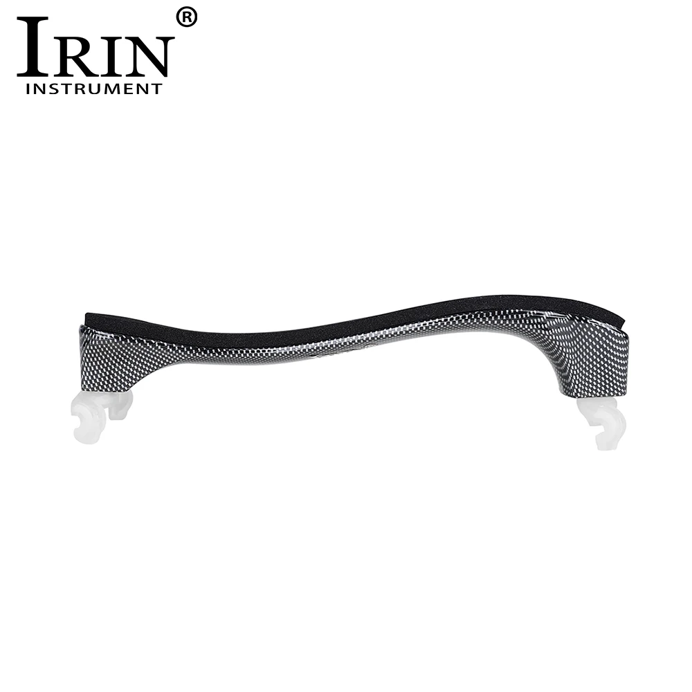 IRIN Imitation Carbon Fiber 4/4 Violin Shoulder Rest Support Stringed Instrument Accessories Adjustable Fiddle Shoulder Pad