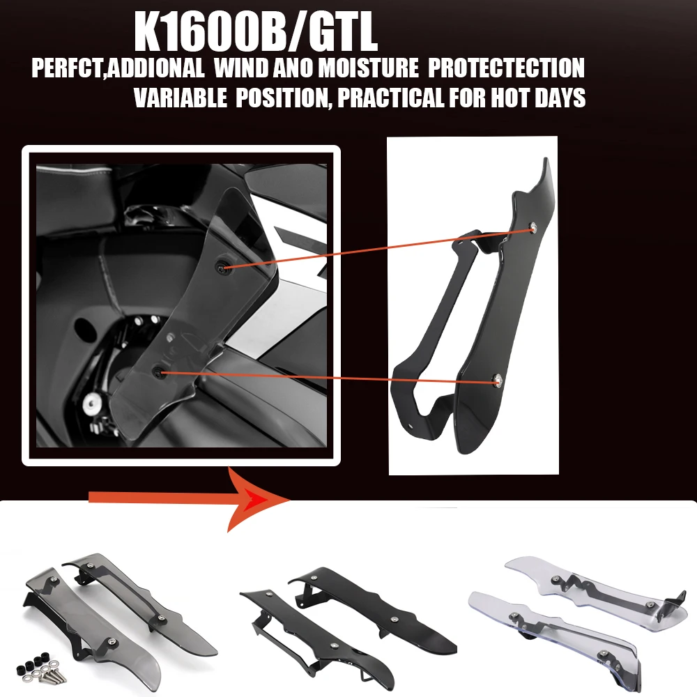 NEW Motorcycle Accessories Foot Protectors Guard Feet Mudguard Guard Fender For BMW K1600B K1600GTL K 1600 B GTL 2017-2021 2020