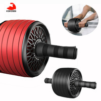 KoKossi 1Pcs Black/Red Ab Roller Wheel Muscle Exercise Equipment Abdominal Power Wheel Roller For Arm Waist Leg Exercise Tools