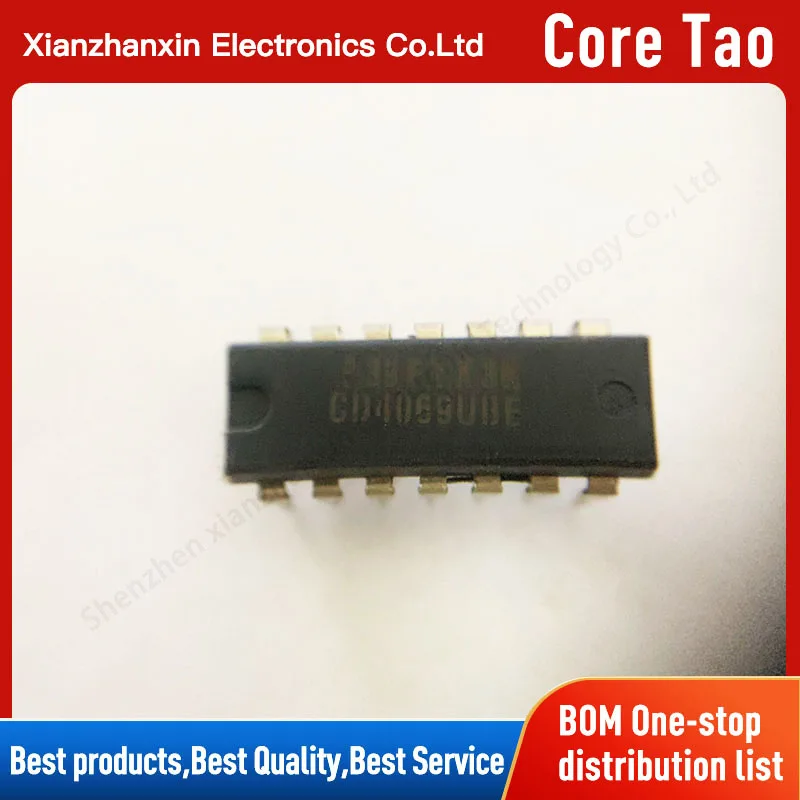 10pcs/lot CD4069 CD4069BE CD4069UBE  DIP-14 Six gate/inverter