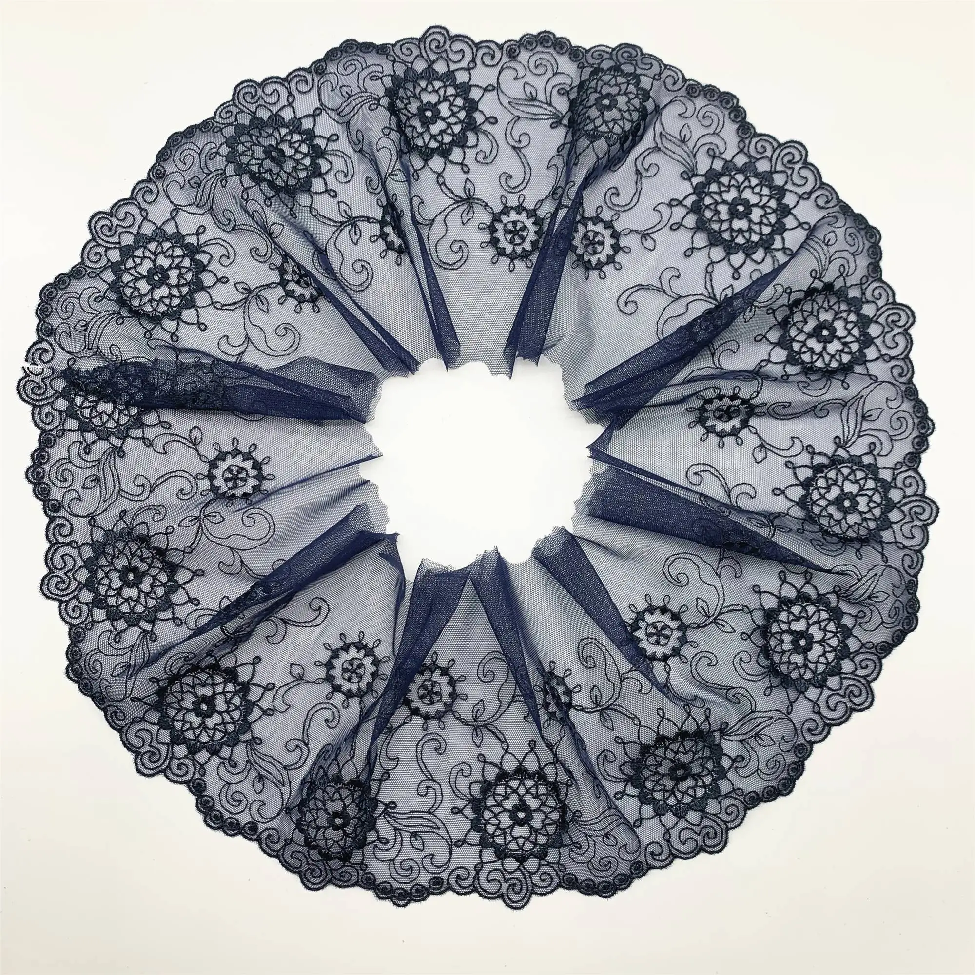 3y/lot 7 colors Width 14.5-19.5cm Embroidery Lace Trim For Clothes Skirt Hem Underwear Sewing Craft DIY Apparel Fabrics Lace