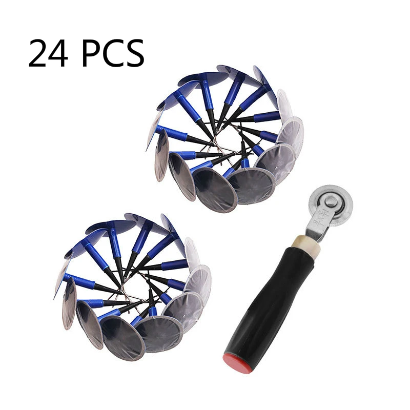 

6MM Tyre Repair Plug Patch and Tire Repair Stitcher, Tire Repair Tool Kits for Auto Car Motorcycle Bike Bicycle Scooter