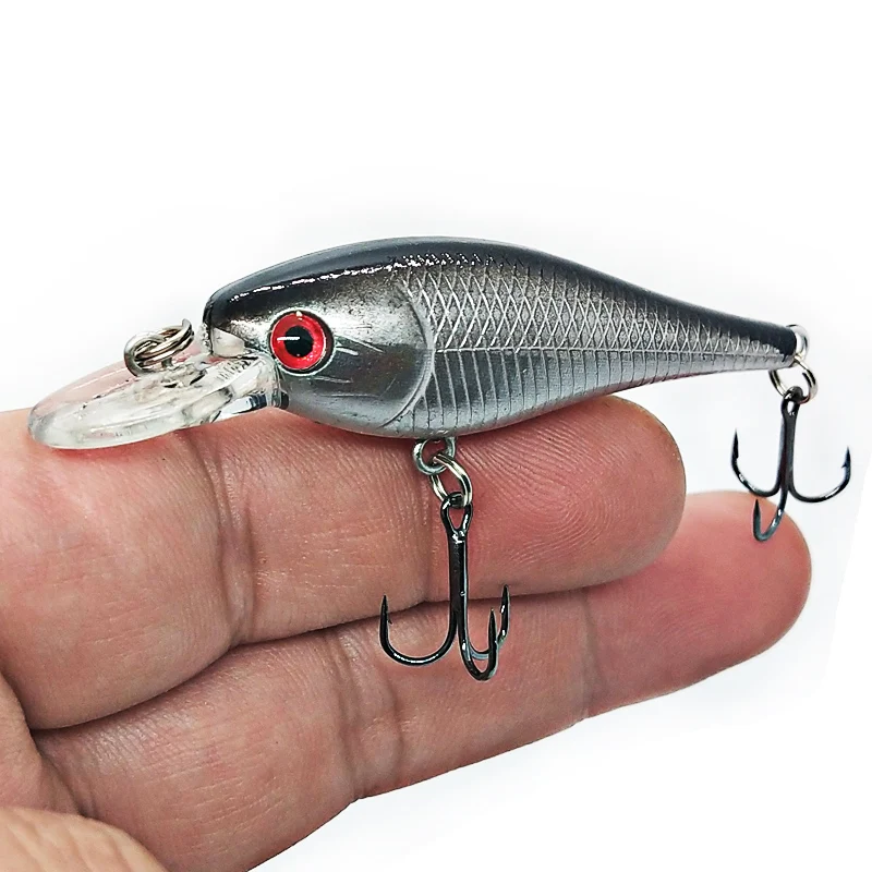 Crankbait flotante 6,5 cm para lubina y carpa