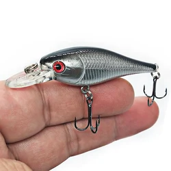 Crankbait flotante 6,5 cm para lubina y carpa