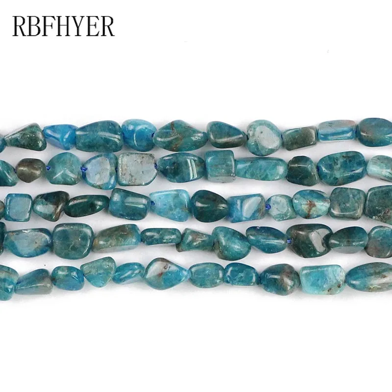 Lrregular Natural Blue apatite carnelian Gravel Beads Chips Loose beads DIY Charm Jewelry Earrings for 4mm~6mm Accessories