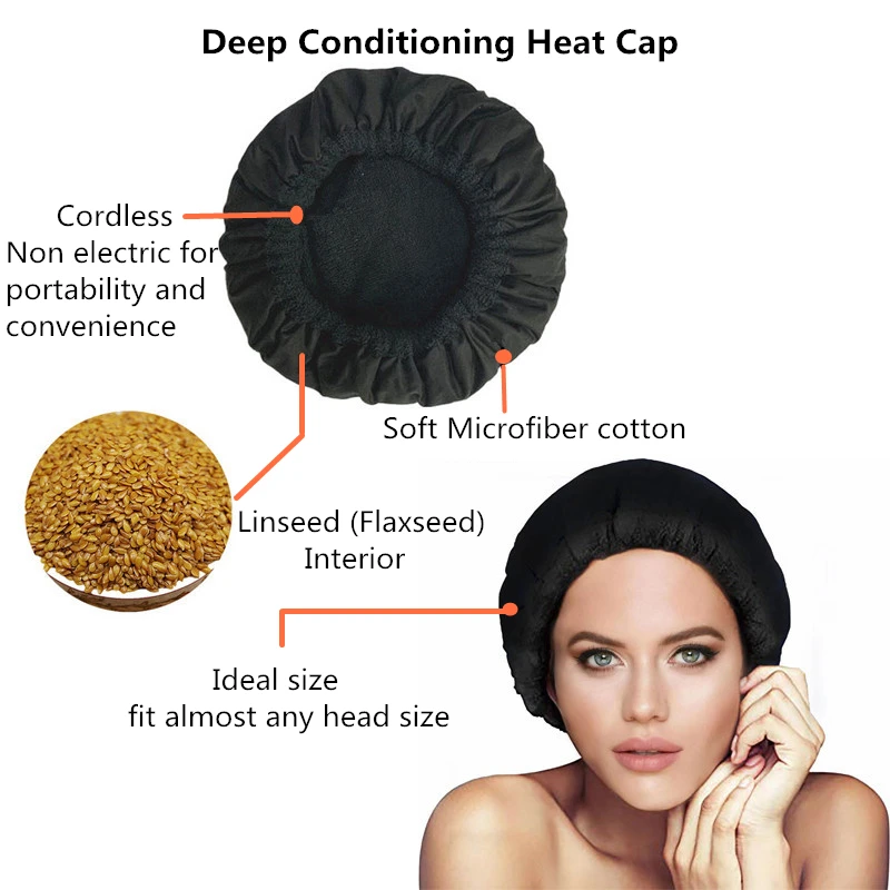 Vaporizador térmico para el cuidado del cabello, tapa de calor para microondas, belleza, semilla de lino, aceite horneado, desenchufado, reparación, enfermería dañado