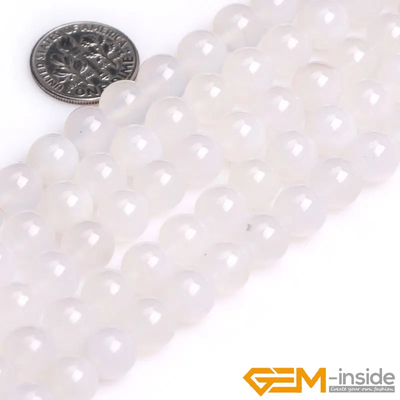 4 6 8 10mm Natural Stone Beads For Jewelry Making DIY Accessories For Bracelets Round Agates Beads Strand 15 inch Wholesale