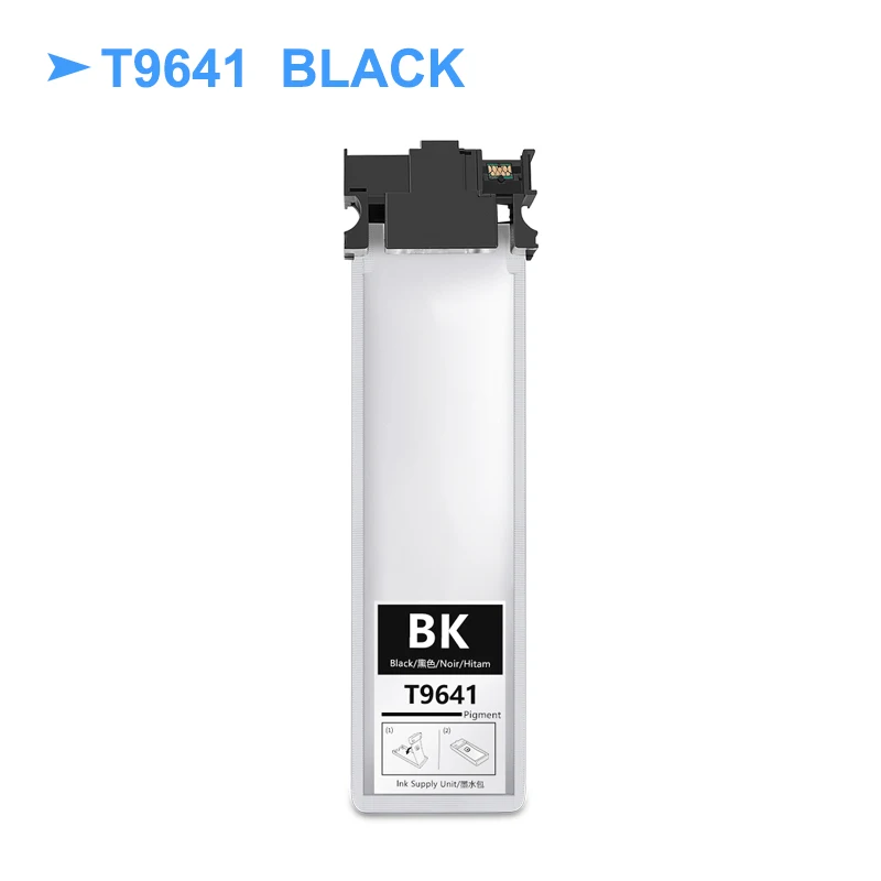 T9641 C13T964140 100ml Black Ink Cartridge With Pigment Ink For Epson WorkForce Pro WF-M5799DWF WF-M5299DW WF-M5298DW Printer