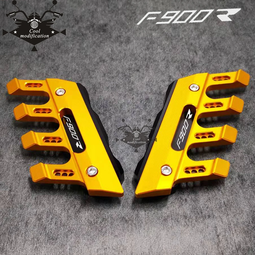 With Logo 7Colors For BMW F900R F900 R Motorcycle Accessories CNC Aluminum Front Mudguard Anti-Drop Slider Protector Cover