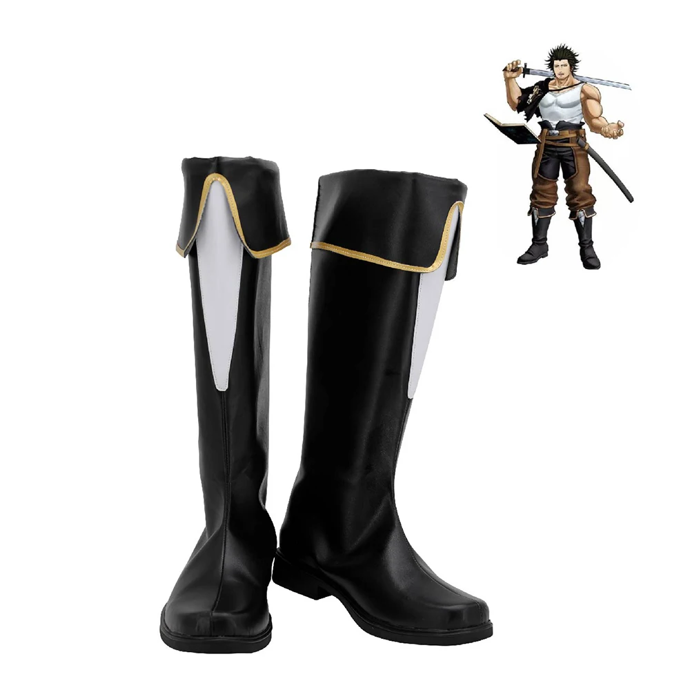 Black Clover Yami Sukehiro Shoes Cosplay Men Boots