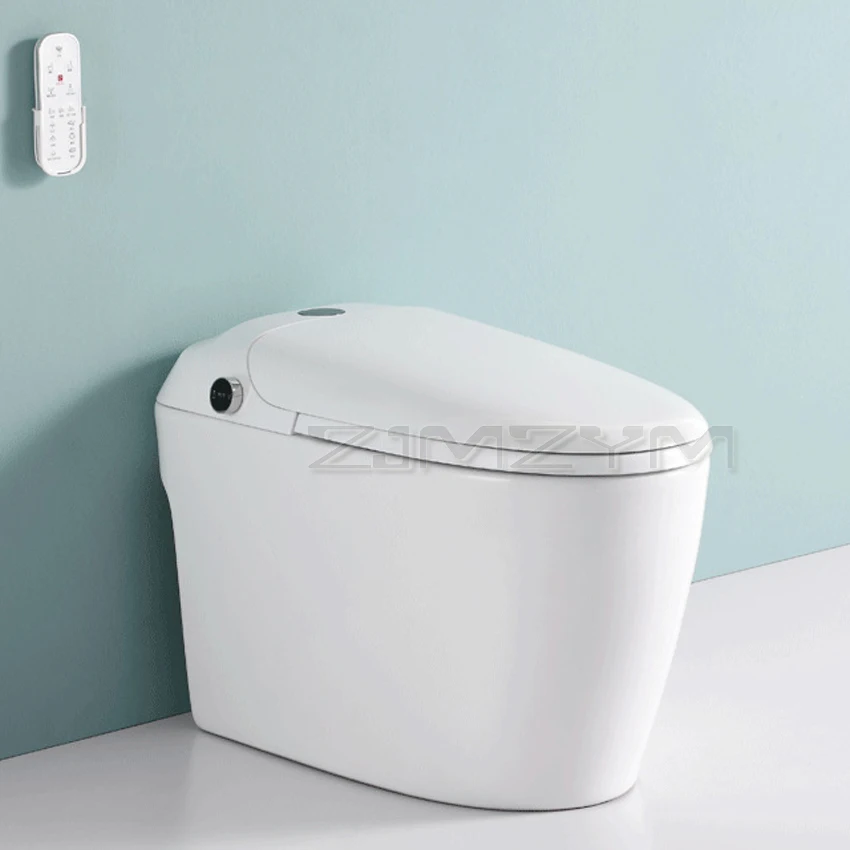 Smart Toilet Instant Hot Full Automatic Clamshell Household Foam Shield Toilets Integrated Non-tank Design Heated Toilet