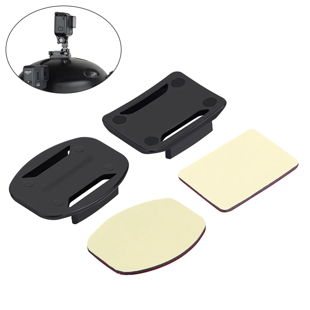 

Adhesive Mounts Fit for Camera 9 8 7 6 5 4 Curved Flat Mounts 3M Sticky Pads Fit for Sjcam Action Camera for Helmet Car