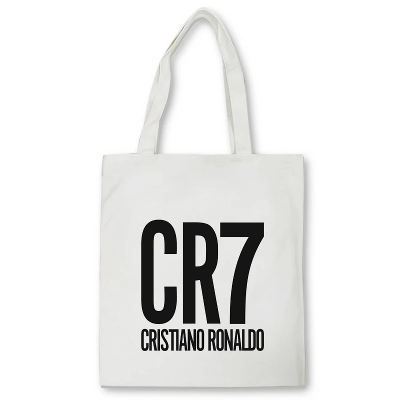 Cristiano Ronaldo CR7 Shopper bag Fashion Teenager Students Shoulder Bag Eco Handbag Tote bags Art Painting Handbags Canvas bag