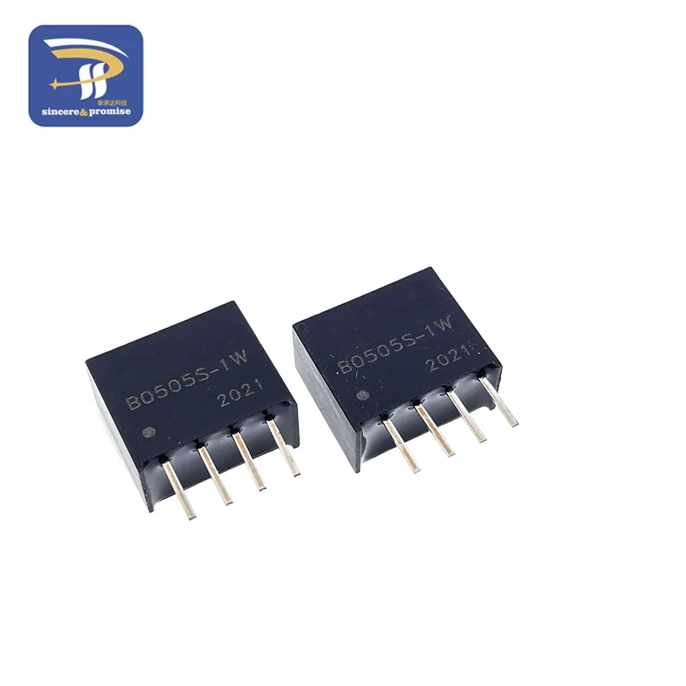 2/5/10PCS/LOT B0505S-1W Regulated Power Supply Module SIP-4 Isolating Switching Converter DC 5V To 5V