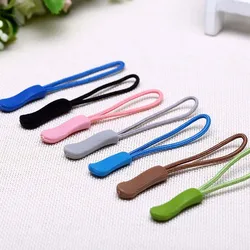 20pcs Zipper Puller Rope End Fit Zip Pull Head Replacement Clip Buckle Slider Cord Tab Clothes Travel Bag Suitcase Accessories
