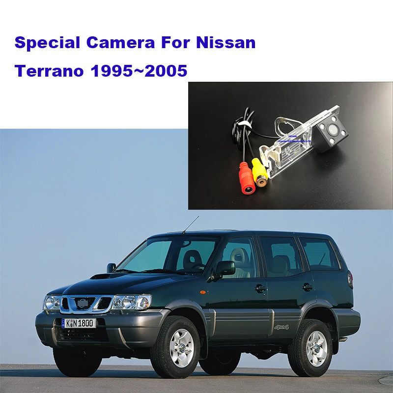 Rear View Camera For Nissan Terrano terano1995 1996 1997 1998 1999~2005 CCD backup rear camera/license plate camera/housing kits