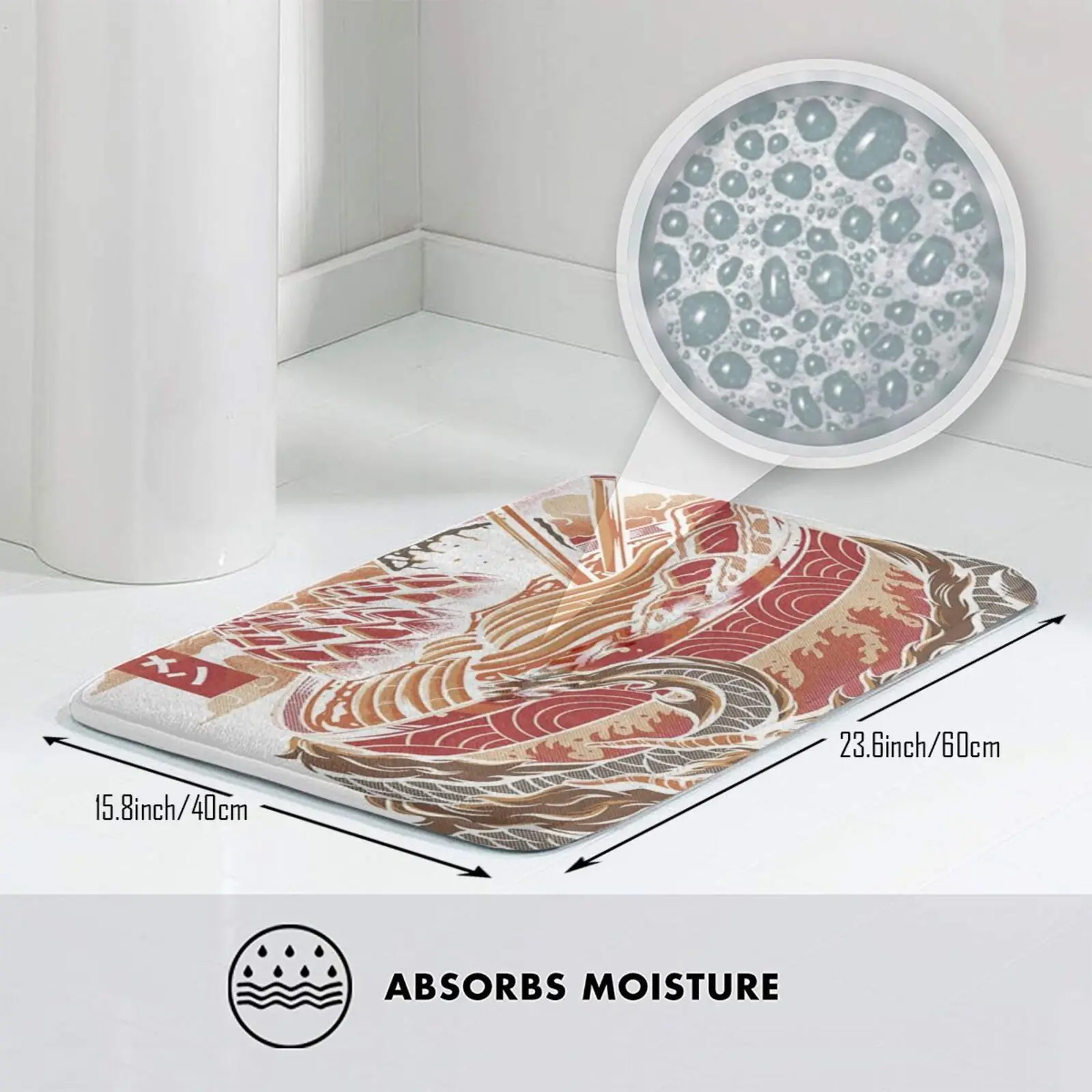 بدون عنوان حصيرة البساط السجاد المضادة للانزلاق الحصير غرفة نوم الآسيوية دريك الأحمر أسطورة الثعابين الأسطورية الحيوان التنين الطوطم التنين هدية